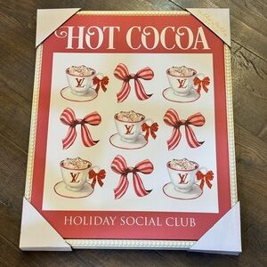 Holiday Social Club Hot Cocoa Wall Art